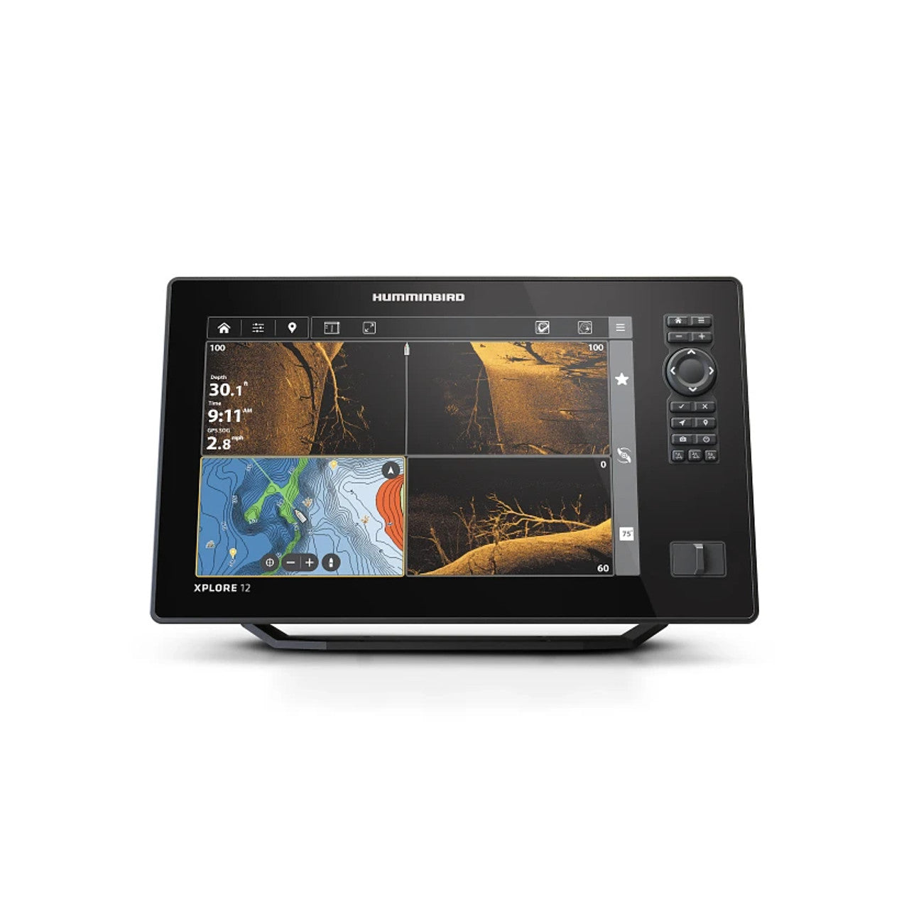 HUMMINBIRD XPLORE 12 CMSI including HB Coastmaster VX mapping card