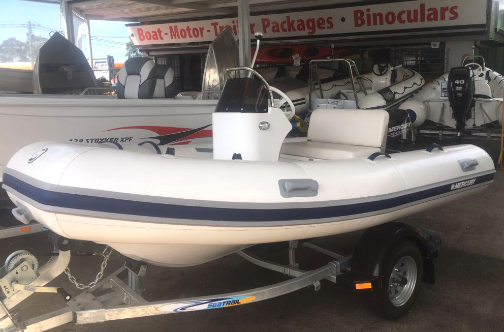 Mercury 350 Ocean Runner side console RIB package