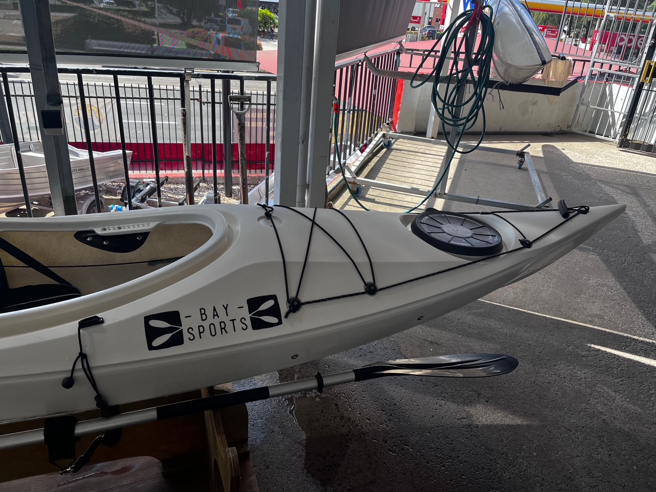 Used Aquanauta PRO Sit In Kayak with rudder in 'AS NEW' condiion