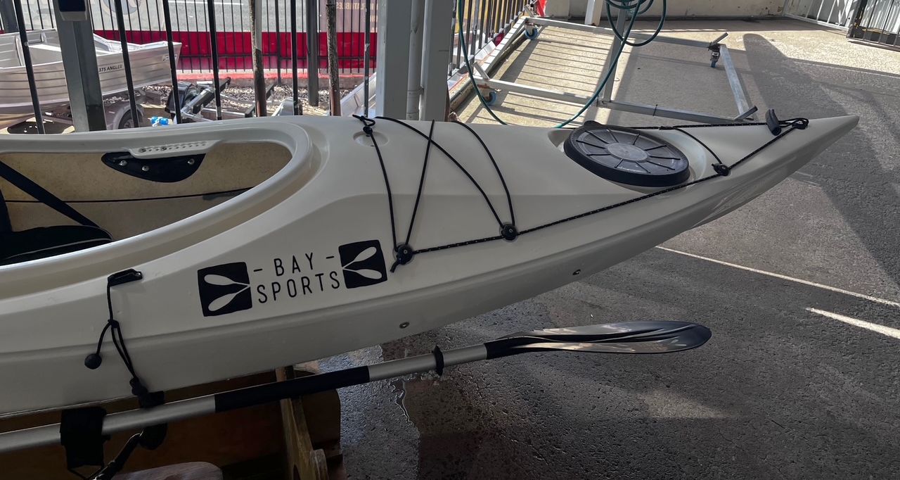 Used Aquanauta PRO Sit In Kayak with rudder in 'AS NEW' condiion