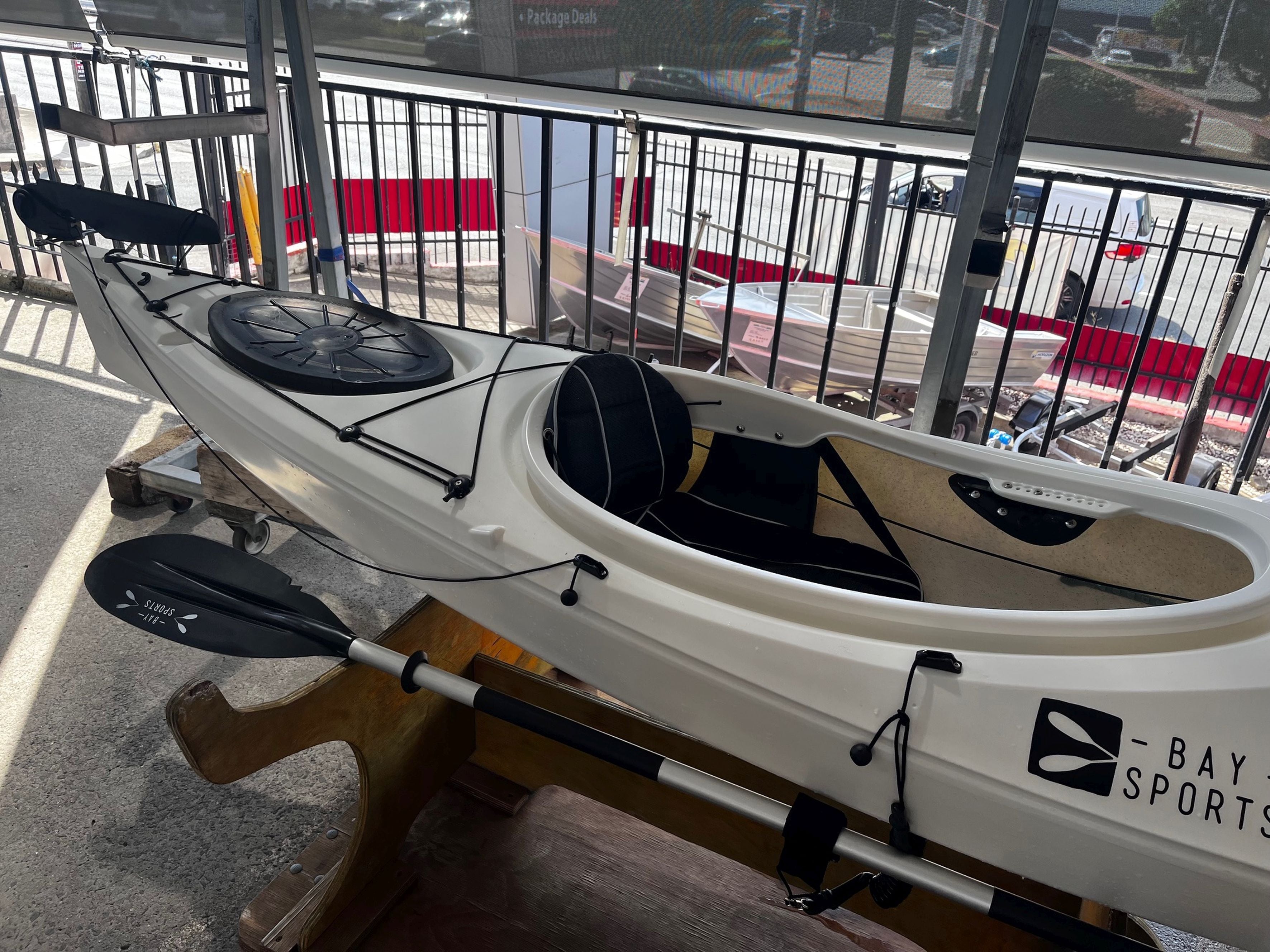 Used Aquanauta PRO Sit In Kayak with rudder in 'AS NEW' condiion