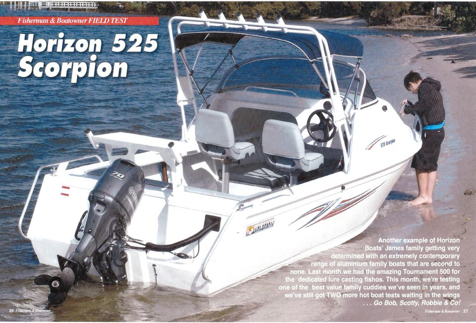 Horizon 525 Scorpion Cuddy Cabin - waves-overseas