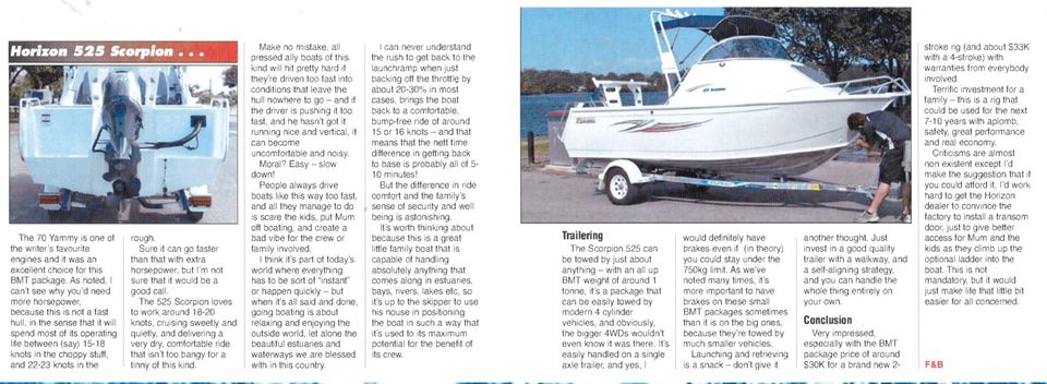 Horizon 525 Scorpion Cuddy Cabin - waves-overseas