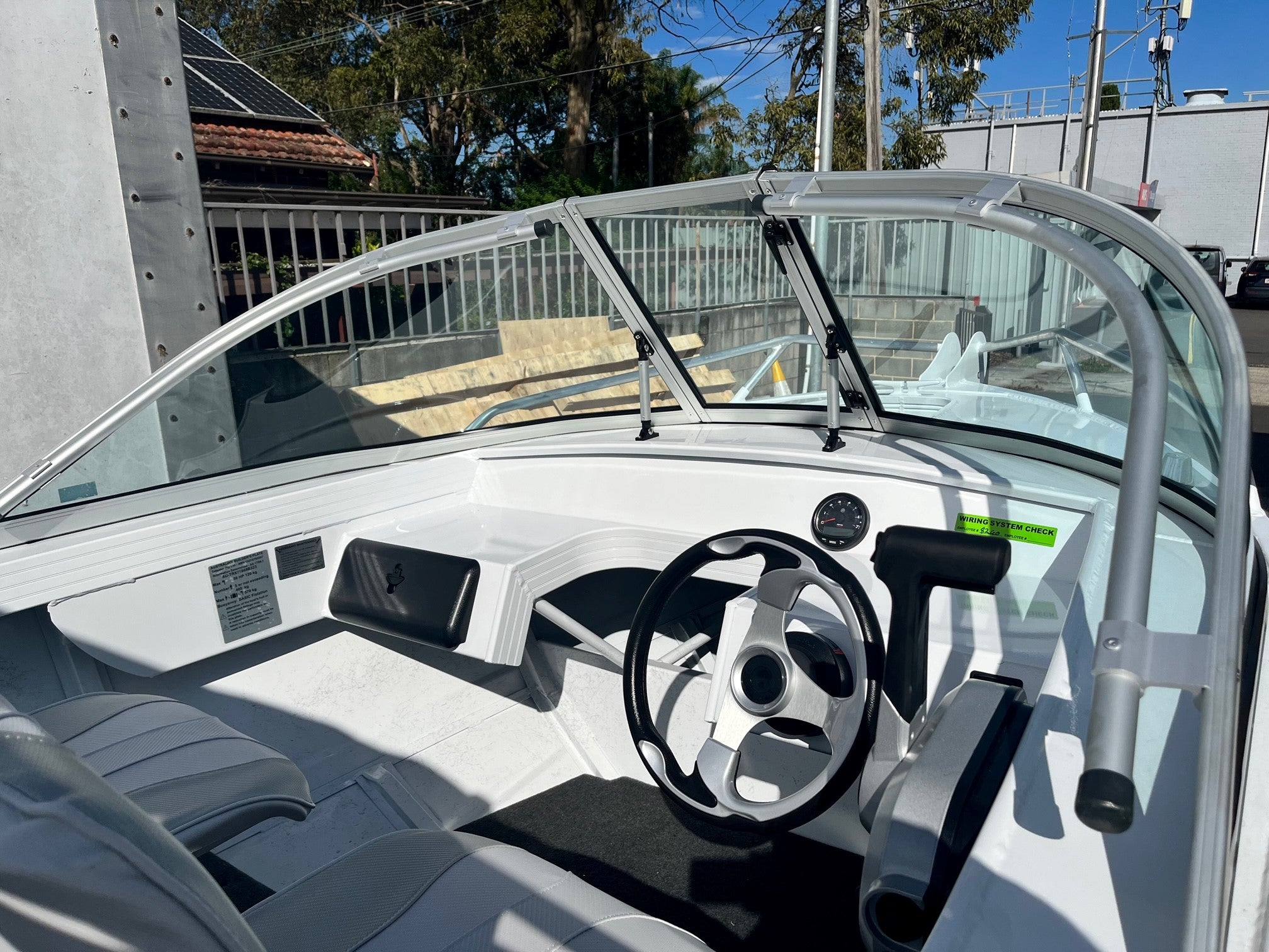 Savage 435 Bay Cruiser package with Mercury 50hp and trailer (IN STOCK)