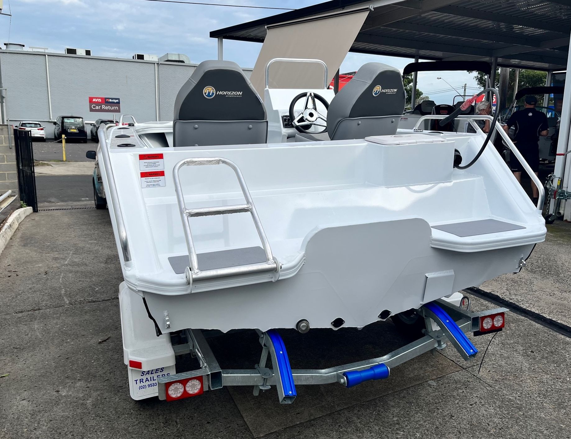 Horizon 454 Stryker XPF Side Console with FB transom - (In Stock)