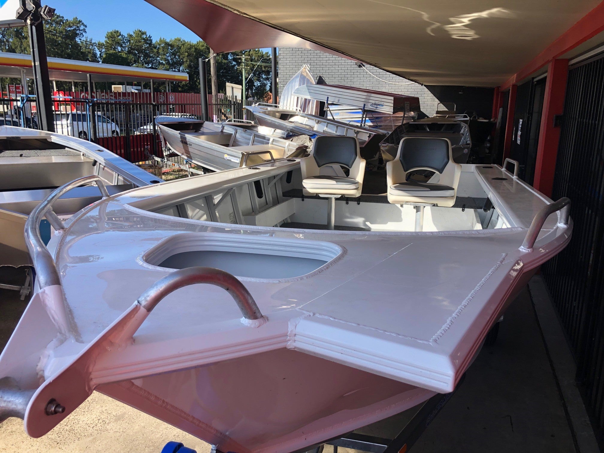 a couple of boats that are on the ground