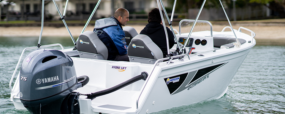 Horizon 454 Stryker XPF Side Console with FB transom - (In Stock)