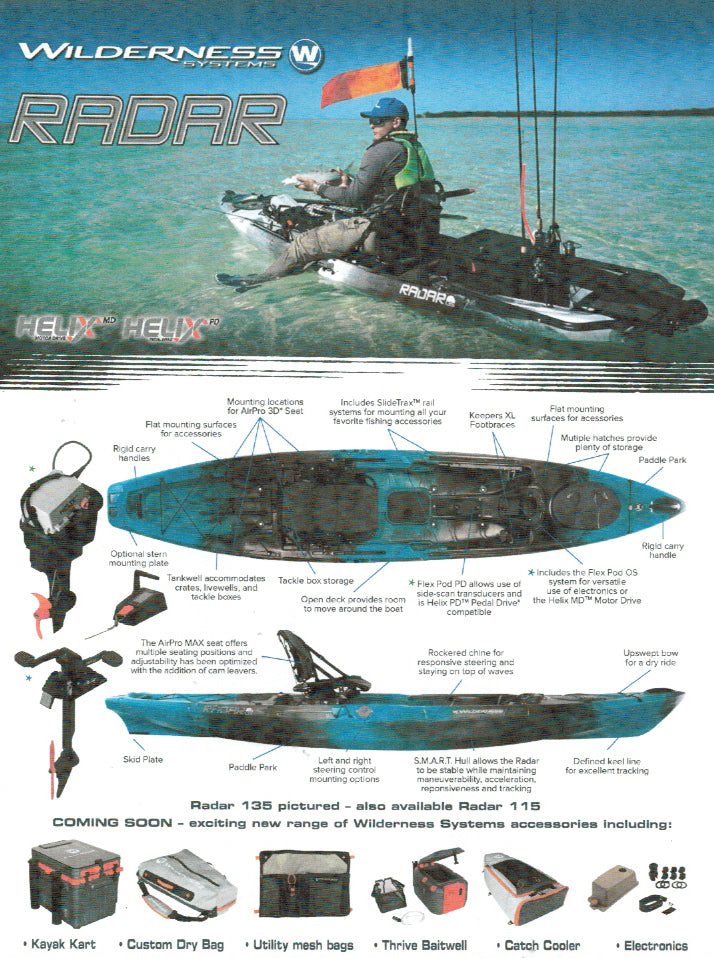 Wilderness Systems Radar 115 Pedal Drive - waves-overseas