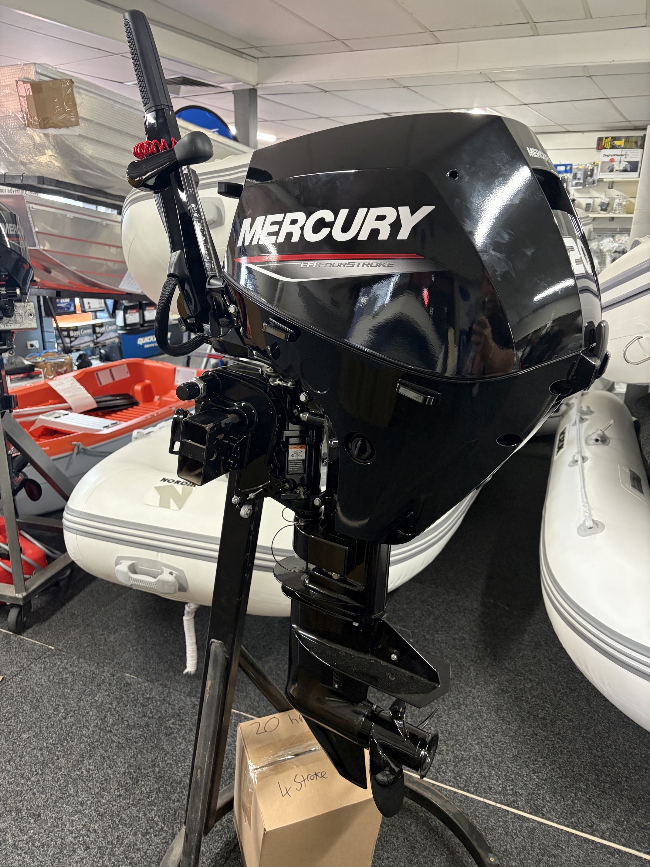Mercury 20hp EFI 4 stroke short shaft manual start