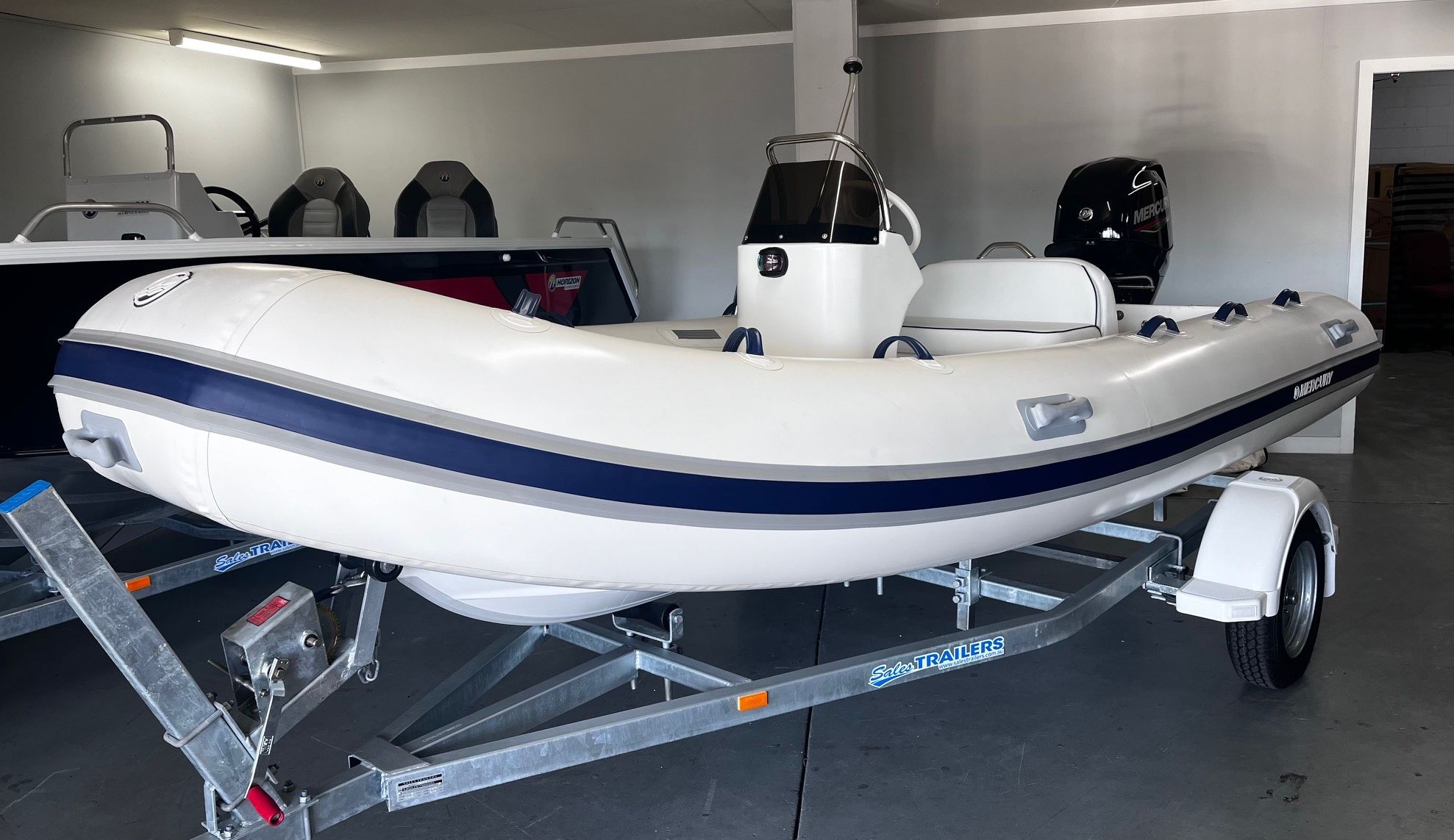 Mercury 420 Ocean Runner Side Console RIB package with Mercury 40hp EFI 4 Stroke