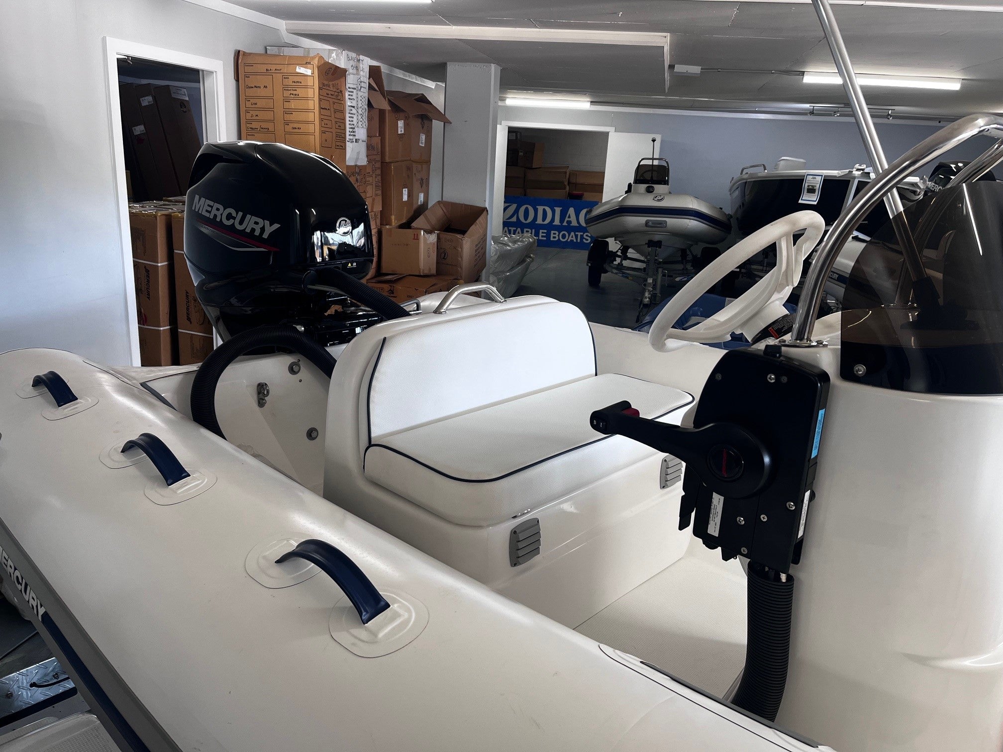 Mercury 420 Ocean Runner Side Console RIB package with Mercury 40hp EFI 4 Stroke