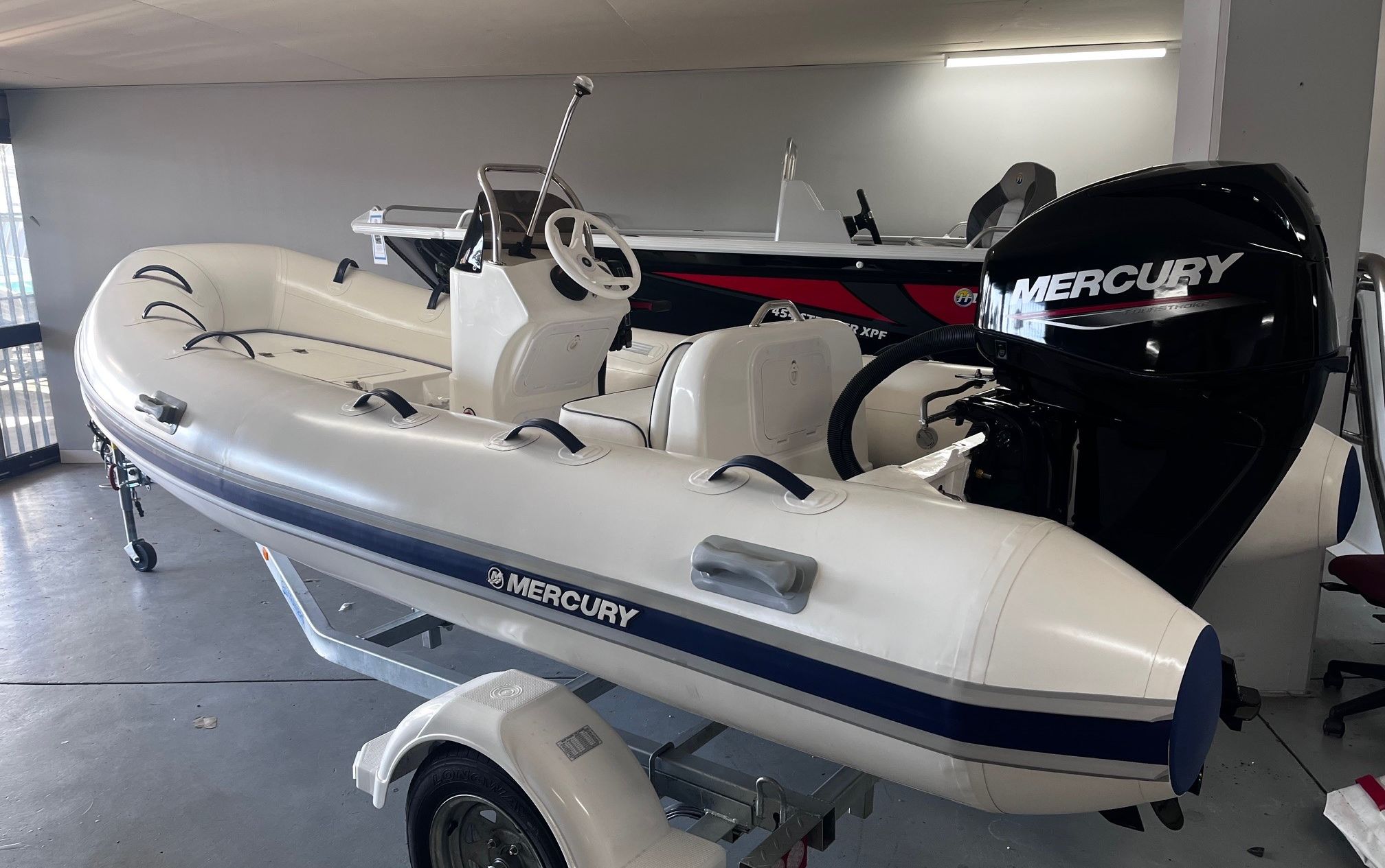 Mercury 420 Ocean Runner Side Console RIB package with Mercury 40hp EFI 4 Stroke