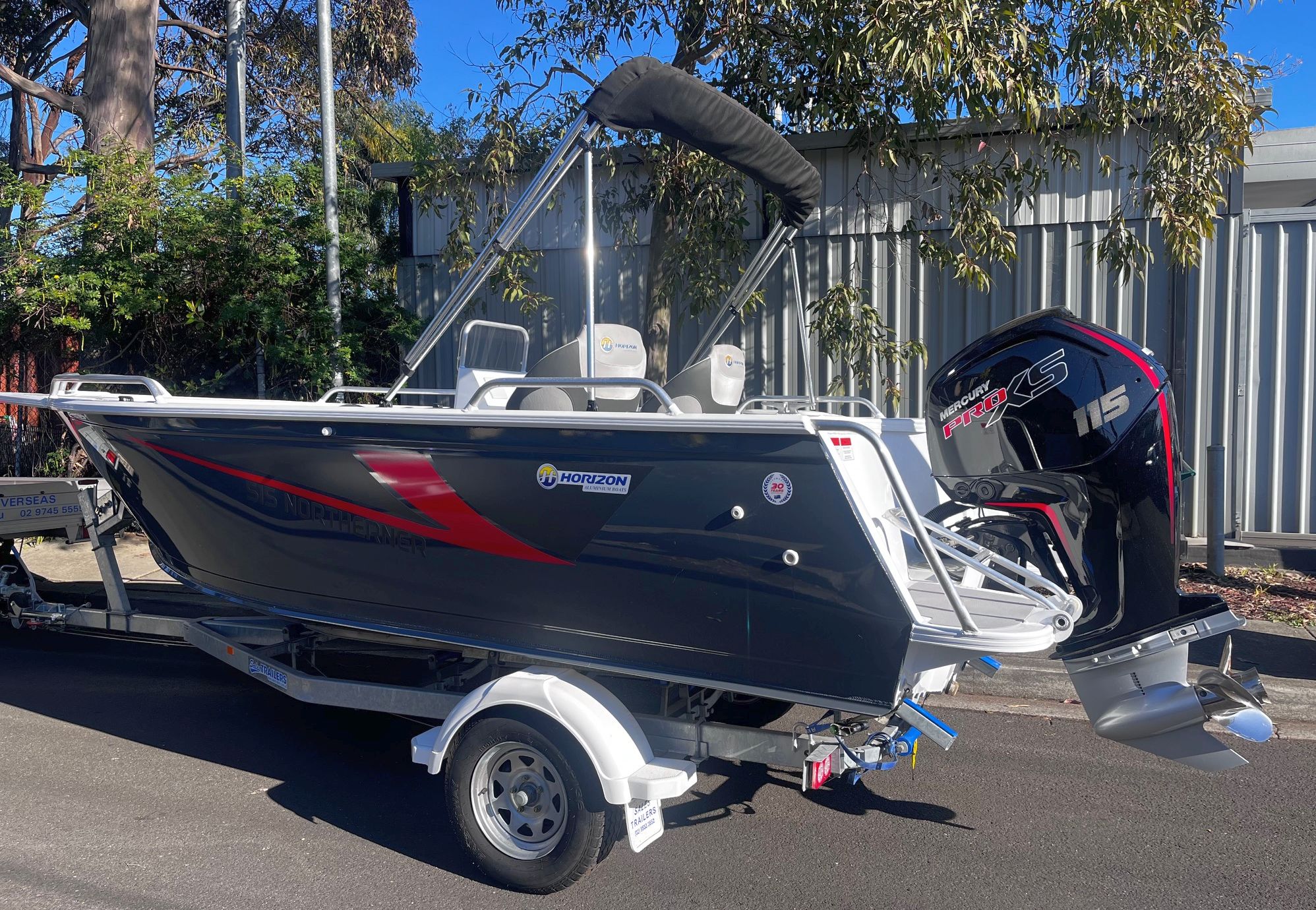 Horizon 515 Northerner Side console package with Mercury 115hp PRO XS CT EFI 4 stroke - (In Stock)