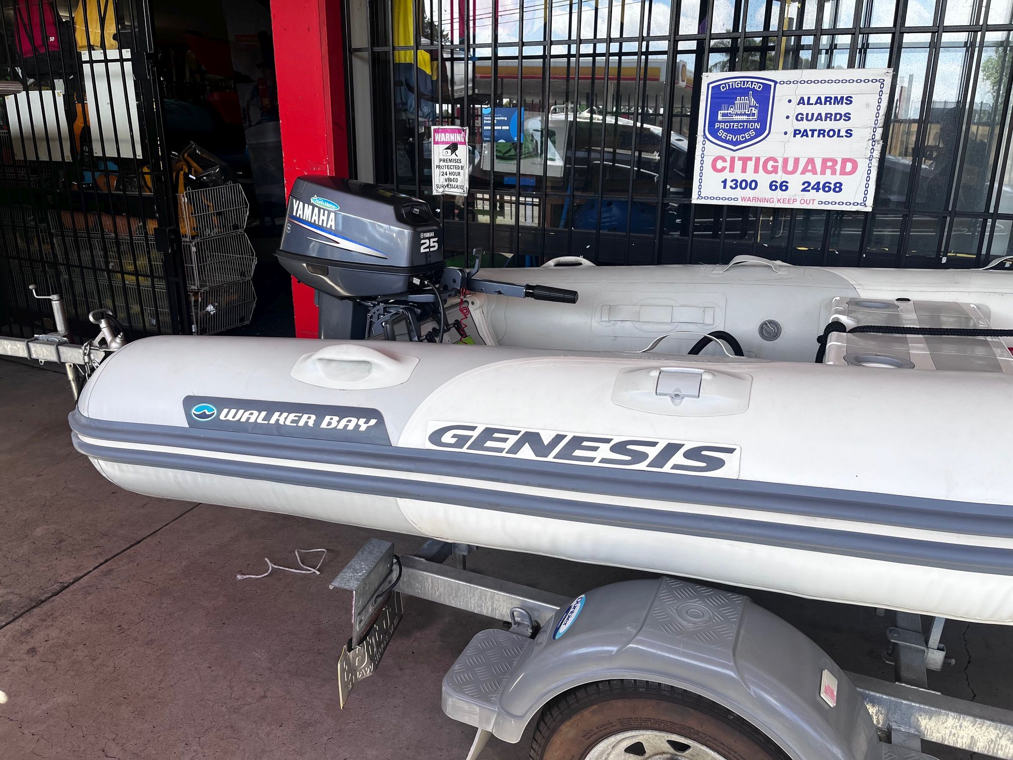 Used Walker Bay Geneses 340 Hypalon RIB Package in excellent condition