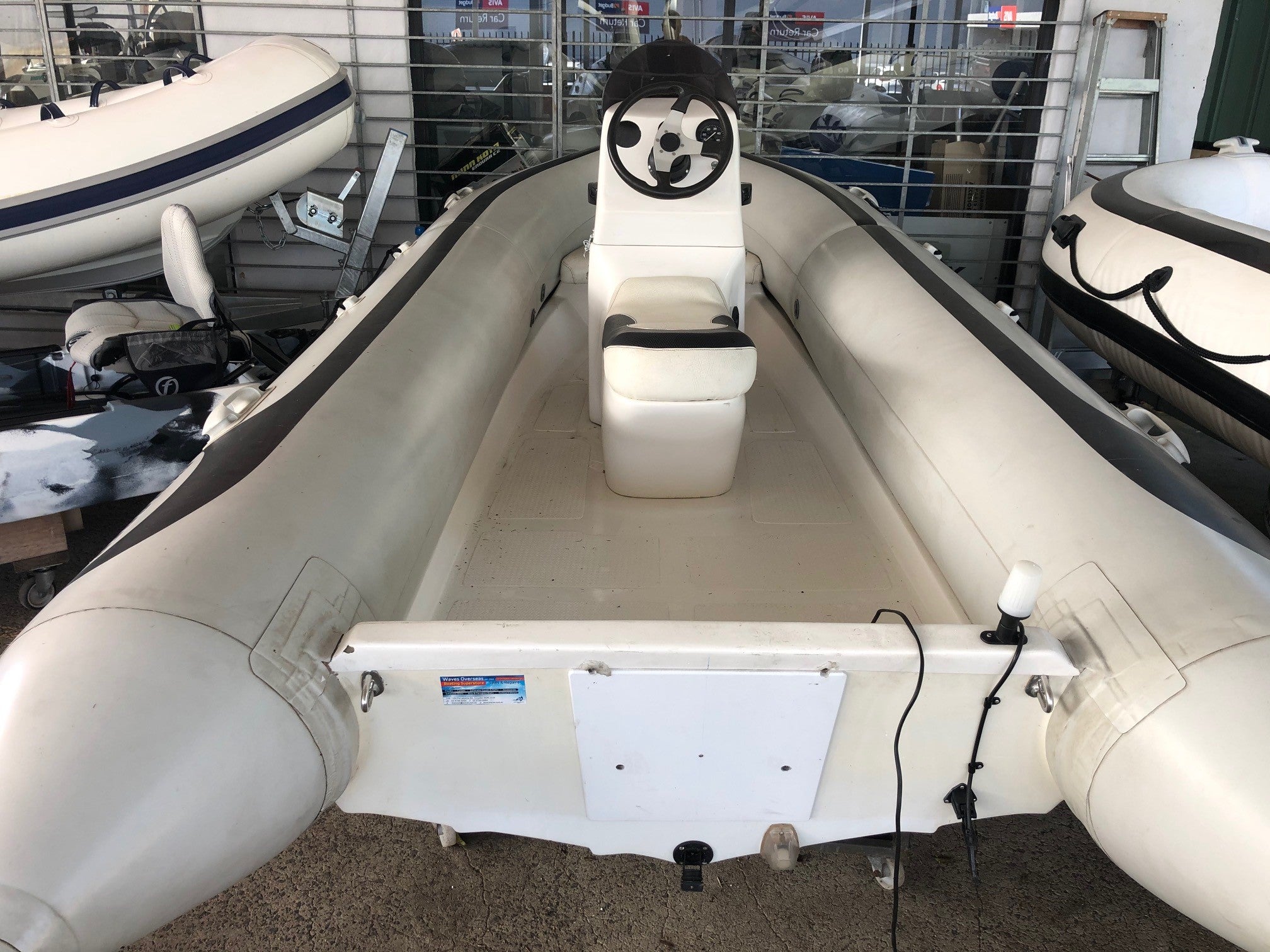 Explorer NZ 4.30m HYPALON Fibreglass Centre console RIB (Reduced)