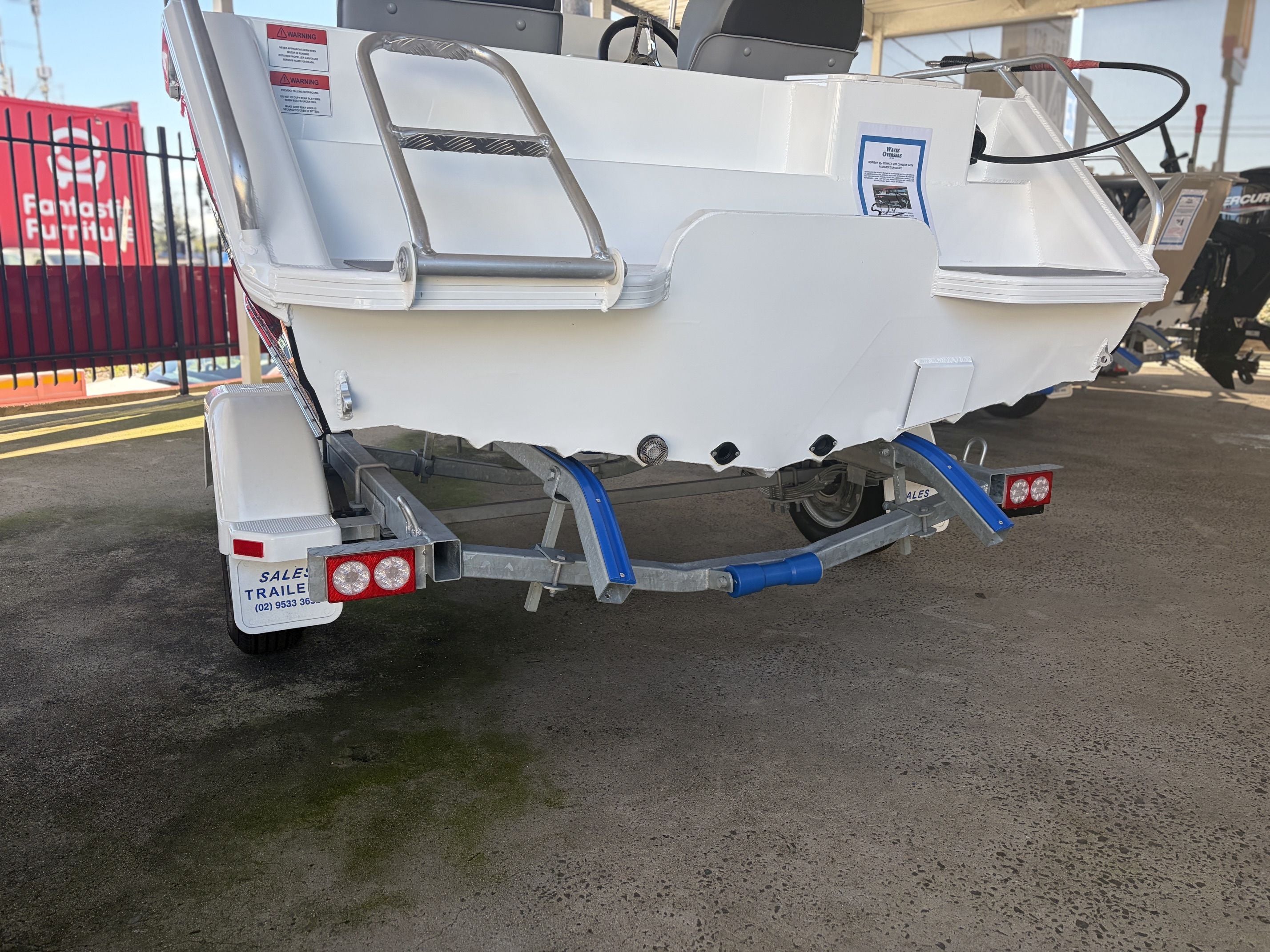 Brand New Sales Trailers 16' braked trailer to suit boats up to approx. 4.9m