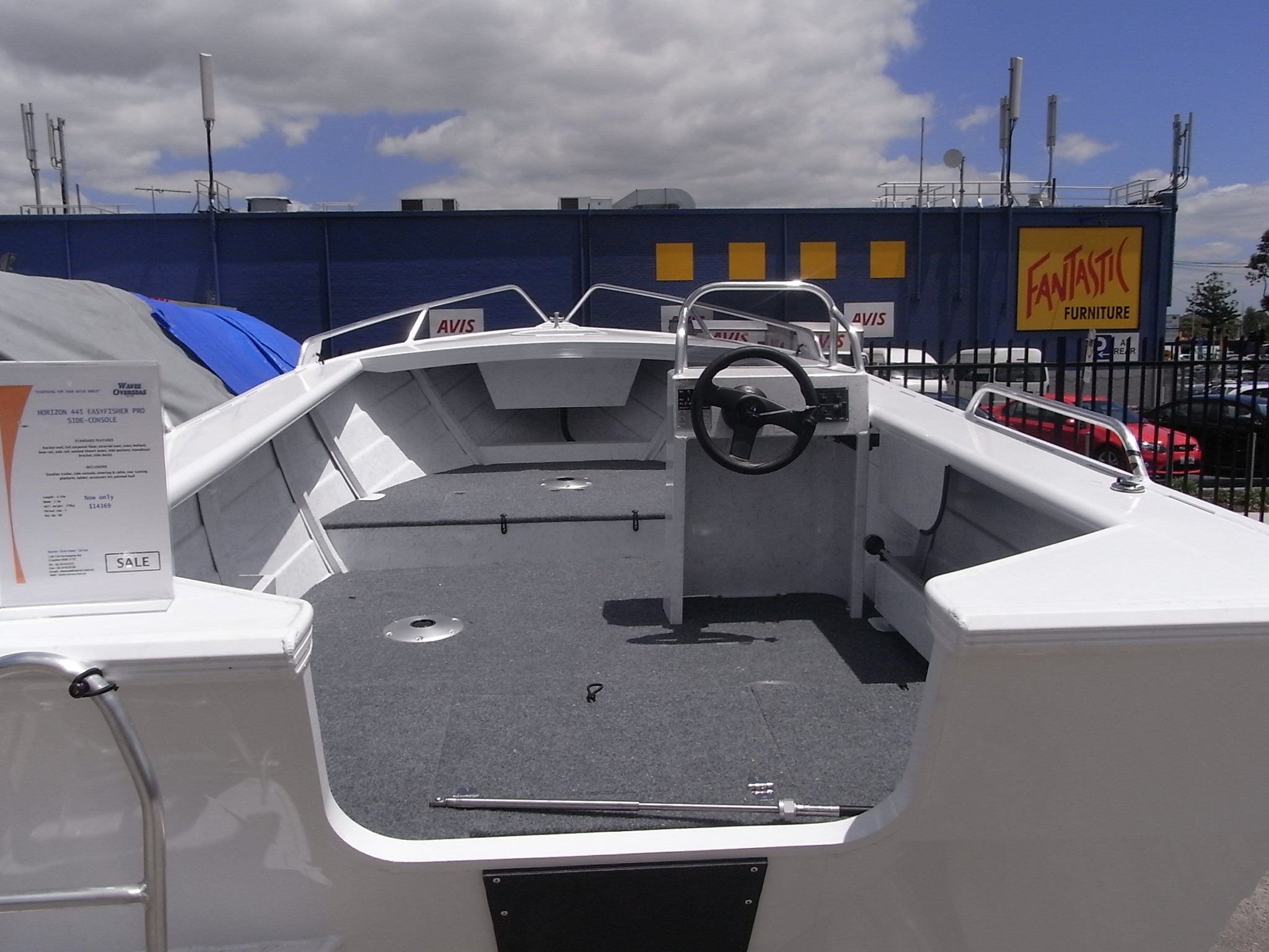 Horizon 465 EasyFisher Centre/Side Console - waves-overseas